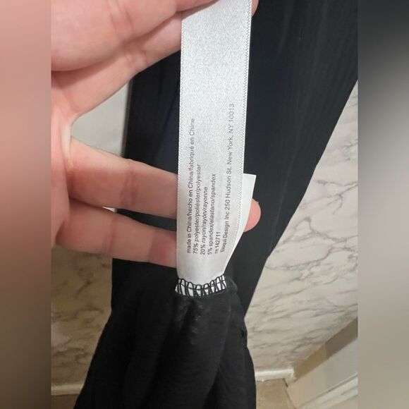 Eloquii Dress Womens Plus 14/16 Wrap Belted Long Sleeve Ribbed Cut-Outs - Picture 5 of 7